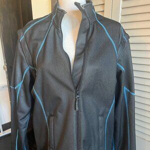 Freeze Out Thermal Protection Mens Medium Moto Jacket Full Zip Detach Sleeves
